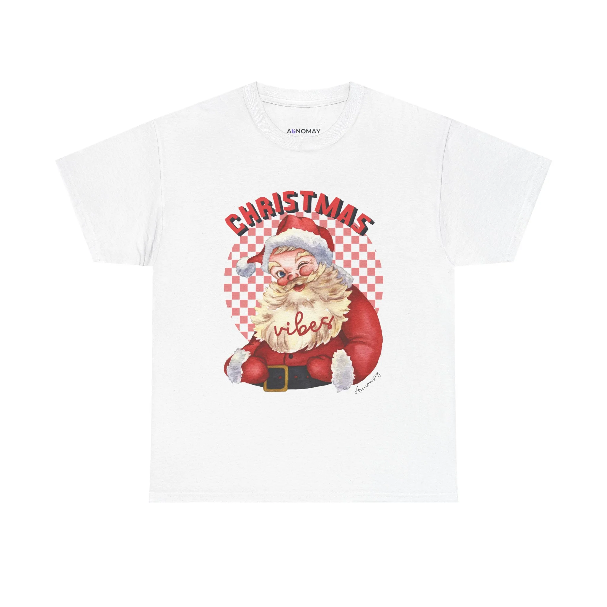 Alternative view of Christmas Vibes Aunomay Unisex T-Shirt
